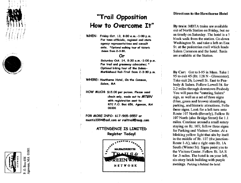 first side of flyer
